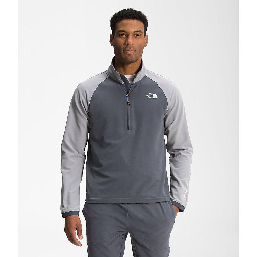 The North Face Tekware® ¼ Zip Ανδρικα Μπουφάν Fleece - Γκρι (KYMR35984)